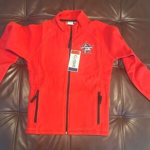 PBR Clique Kids Red Full-Zip Fleece Jacket
